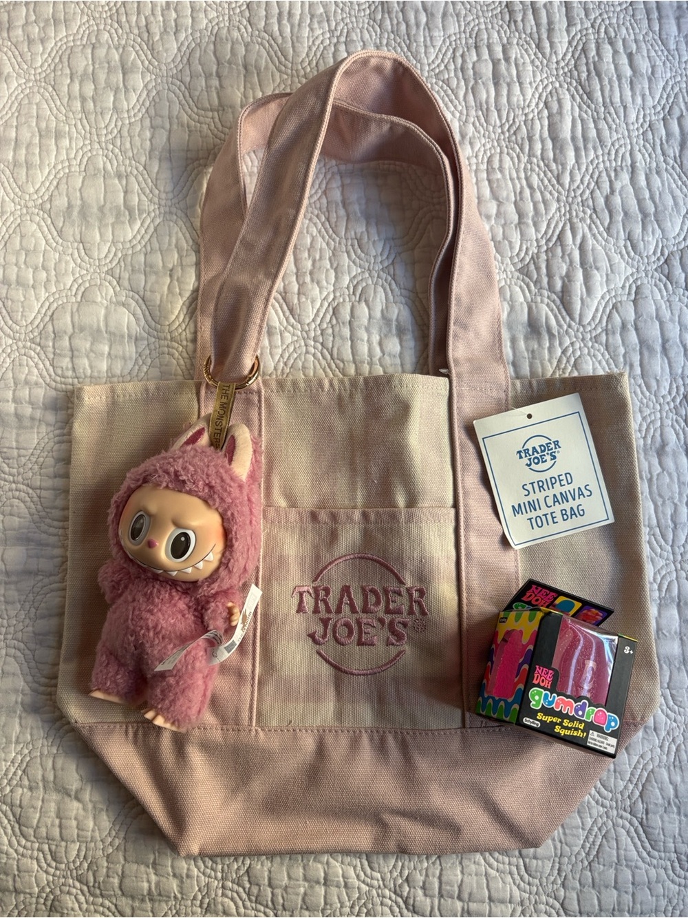 Pink Bundle~ TJ Mini Tote | LYCHEE BERRY | PINK GUM DROP NEE DOH